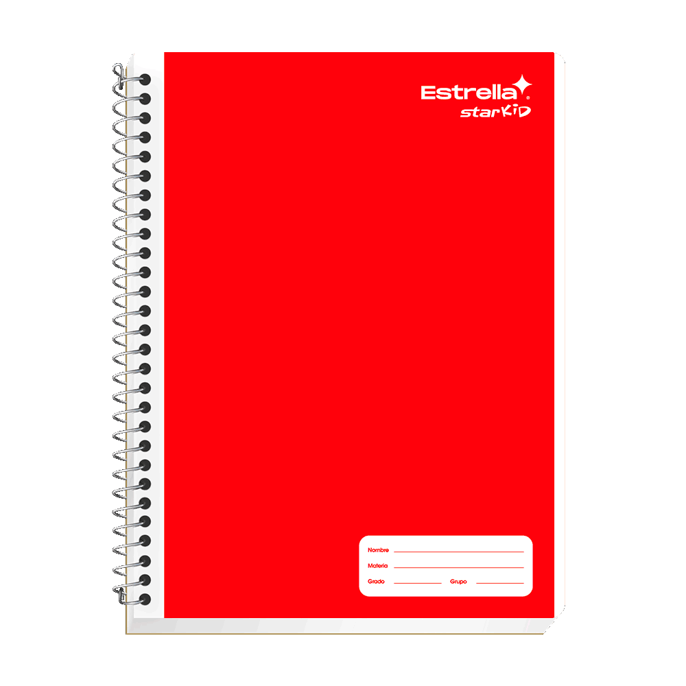 CUADERNO PROFESIONAL ESPIRAL SENCILLO STAR KID LISO