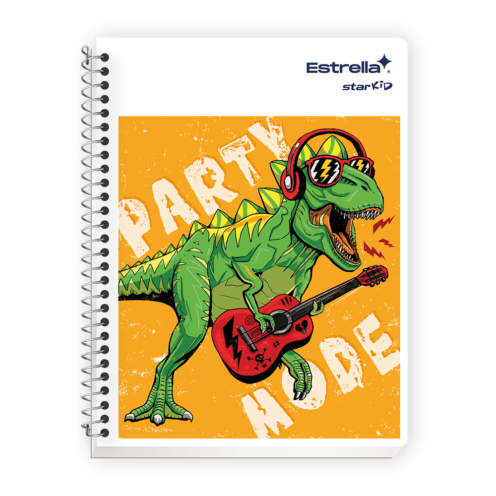 Cuaderno Espiral Profesional Raya Star Kid Diseño (100 Hojas)