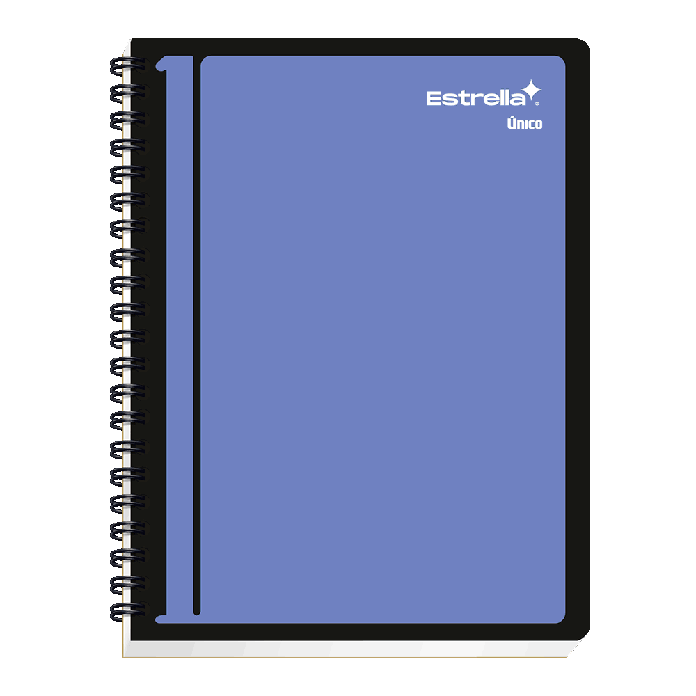 CUADERNO PROFESIONAL ESPIRAL DOBLE ÚNICO LISO